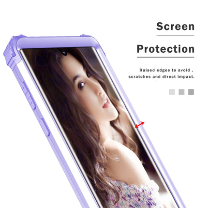 PC+ Silicone Three-piece Anti-drop Protection Case for Galaxy Note10(Light purple)-garmade.com