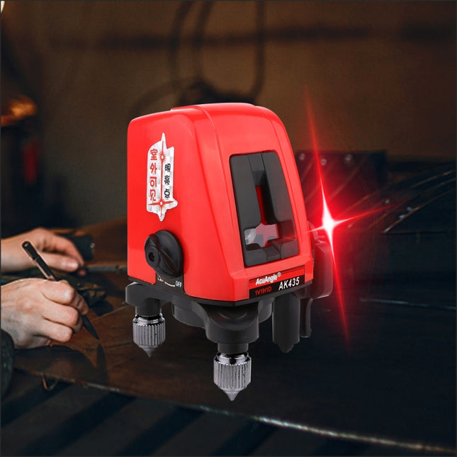 AK435 Laser Level 3D Self Leveling 2 Line Lasers Horizontal Vertical Lasers Level 360 Tripod Mini Laser Levels-garmade.com