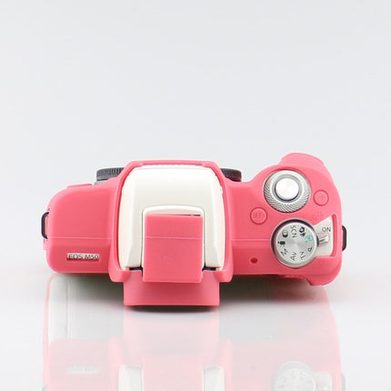 Richwell Silicone Armor Skin Case Body Cover Protector for Canon EOS M50 Body Digital Camera(Pink)-garmade.com