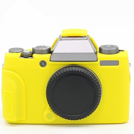 Richwell Soft Silicone TPU Skin Body Rubber Camera Case Bag Full Cover for Fujifilm Fuji X-T100 Digital Camera(Yellow)-garmade.com