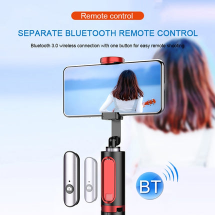 M18 Portable Selfie Stick Remote Control Mobile Phone Holder(White)-garmade.com