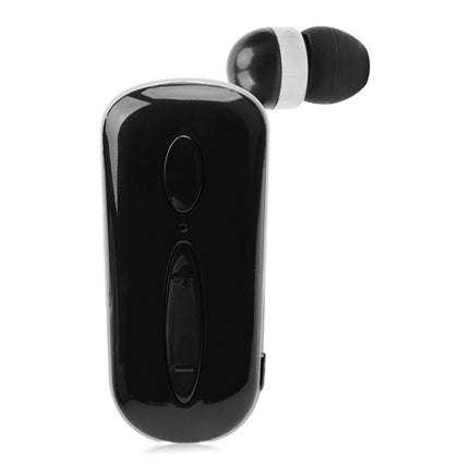 K36 Stereo Wireless Bluetooth Headset Calls Remind Vibration Wear Clip Driver Auriculares Earphone(Black)-garmade.com