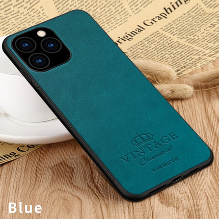 PINWUYO Pin Rui Series Classical Leather, PC + TPU + PU Leather Waterproof And Anti-fall All-inclusive Protective Shell for iPhone 11 Pro(Blue)-garmade.com