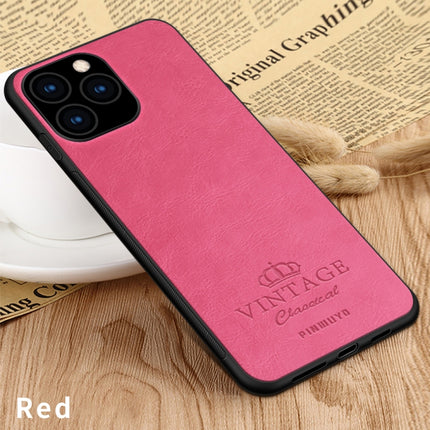 PINWUYO Pin Rui Series Classical Leather, PC + TPU + PU Leather Waterproof And Anti-fall All-inclusive Protective Shell for iPhone 11 Pro(Red)-garmade.com
