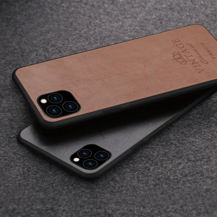 PINWUYO Pin Rui Series Classical Leather, PC + TPU + PU Leather Waterproof And Anti-fall All-inclusive Protective Shell for iPhone 11 Pro Max(Black)-garmade.com