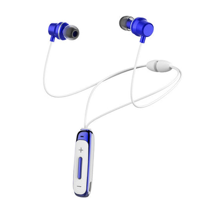 BT315 Sport Bluetooth Headset Wireless Stereo Earphone Bluetooth 4.1 Earpiece With Mic Sport Bass Magnetic Necklace Earpiece(Blue)-garmade.com