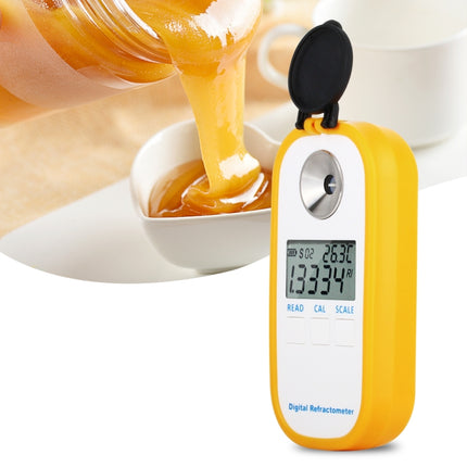 DR301 Digital Honey Refractometer Measuring Sugar Content Meter Range 090 Brix Refractometer Baume Honey Water Concentration Tool-garmade.com