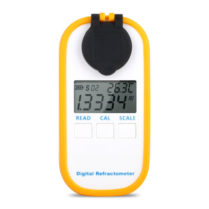 DR201 Digital Salt Refractometer Salinity Specific Gravity Meter 0~28% Refractometer Food Salt Content Tester Sodium Chloride NaCl-garmade.com