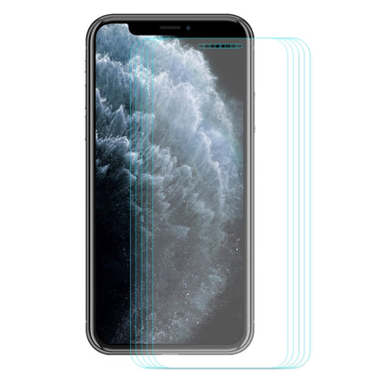 For iPhone 11 Pro Max 5 PCS ENKAY Hat-prince 0.26mm 9H 2.5D Curved Edge Tempered Glass Film-garmade.com