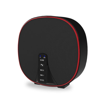 DY-52 Portable Bluetooth Speaker Wireless Loudspeaker Sound 32G Max Memory 10W Stereo Music Surround Outdoor Speaker(Black+Red)-garmade.com