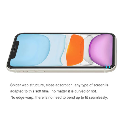 For iPhone 11 / iPhone XR 2 PCS ENKAY Hat-Prince 0.1mm 3D Full Screen Protector Explosion-proof Hydrogel Film-garmade.com