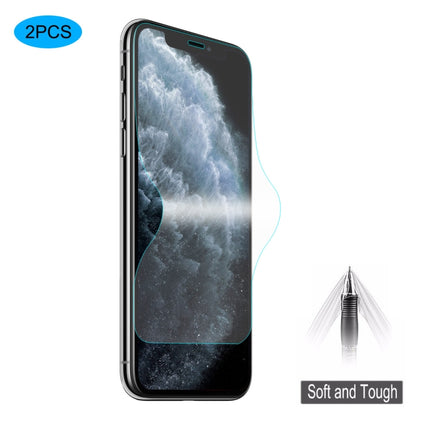 For iPhone 11 Pro Max / XS Max 2 PCS ENKAY Hat-Prince 0.1mm 3D Full Screen Protector Explosion-proof Hydrogel Film-garmade.com