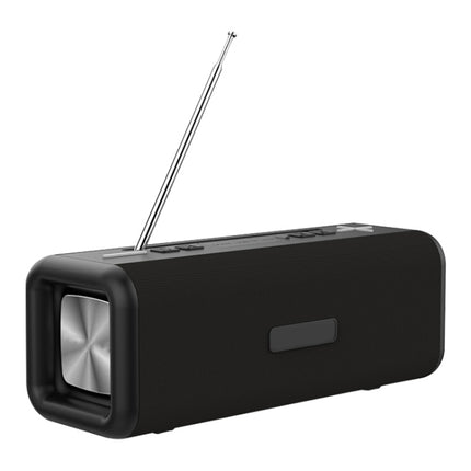 T9 Wireless Bluetooth 4.2 Speaker 10W Portable Sound Box FM Digital Radio 3D Surround Stereo, Support Handsfree & TF & AUX(Black)-garmade.com