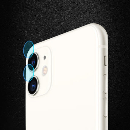 For iPhone 11 2PCS mocolo 0.15mm 9H 2.5D Round Edge Rear Camera Lens Tempered Glass Film-garmade.com