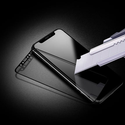 For iPhone 11 Pro mocolo 0.33mm 9H 2.5D Full Glue Tempered Glass Film(Black)-garmade.com