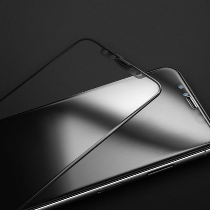 For iPhone 11 Pro Max 2pcs mocolo 0.33mm 9H 2.5D Full Glue Tempered Glass Film(Black)-garmade.com