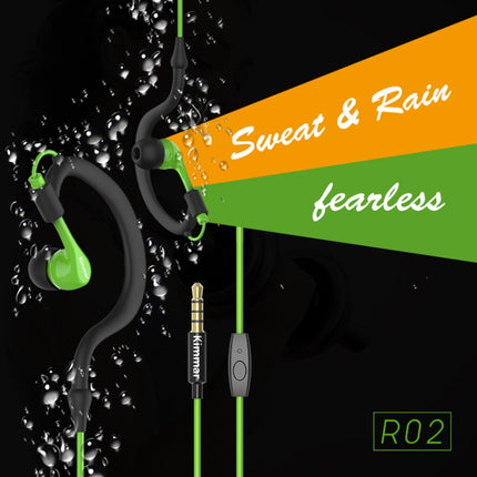 Kimmar R02 Sports Sweat Resistant Wired Earphone(Purple)-garmade.com
