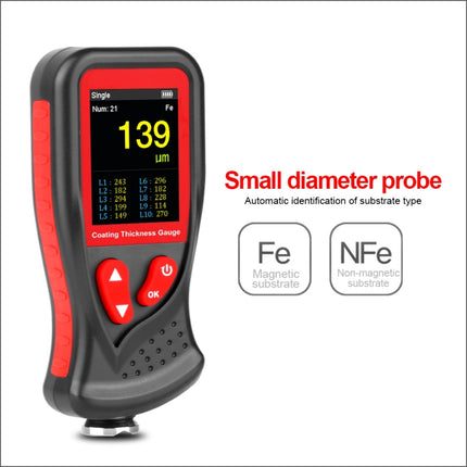 GT230 Thickness Gauges Paint Coating Thickness Gauge Car Film Digital Thickness Gauge Tester Rechargeable Thickness Gauge-garmade.com