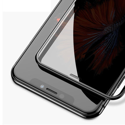 For iPhone 11 Pro Max / XS Max mocolo 0.33mm 9H 3D Round Edge Privacy Anti-glare Tempered Glass Film-garmade.com