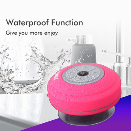 BTS-09 Wireless Bluetooth Speaker Waterproof Led FM Radio Subwoofer Bluetooth Column TF Card Suction Cup Mini Shower Speaker(Green)-garmade.com