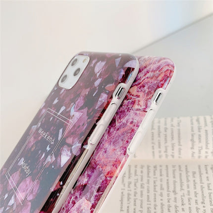 For iPhone 11 TPU Smooth Marbled IMD Mobile Phone Case(Gold Jade F32)-garmade.com