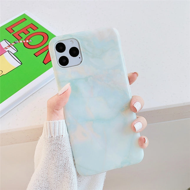 For iPhone 11 TPU Smooth Marbled IMD Mobile Phone Case(Floating Marble F26)-garmade.com