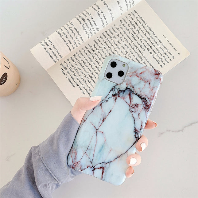 For iPhone 11 TPU Smooth Marbled IMD Mobile Phone Case(Karakata F22)-garmade.com