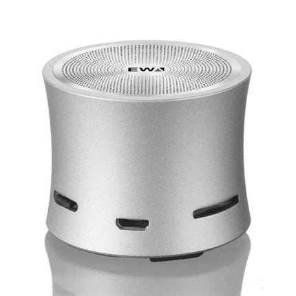EWA A104 Bluetooth Speaker MP3 Player Portable Speaker Metallic USB Input MP3 Player Stereo Multimedia Speaker(Silver)-garmade.com
