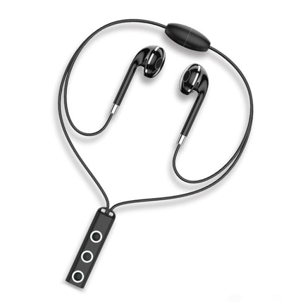 BT313 Magnetic Earbuds Sport Wireless Headphone Handsfree bluetooth HD Stereo Bass Headsets with Mic(Black)-garmade.com