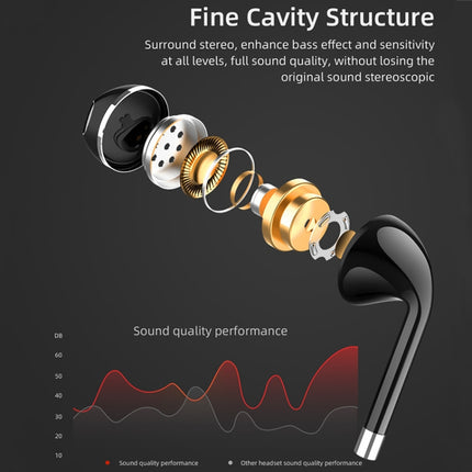 BT313 Magnetic Earbuds Sport Wireless Headphone Handsfree bluetooth HD Stereo Bass Headsets with Mic(Red)-garmade.com
