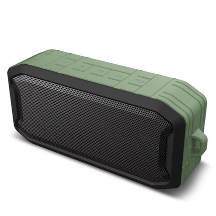 M3 Wireless Bluetooth Speakers Waterproof Portable Outdoor Loudspeaker Mini Box Speaker Support FM & TF & U Disk(Green)-garmade.com