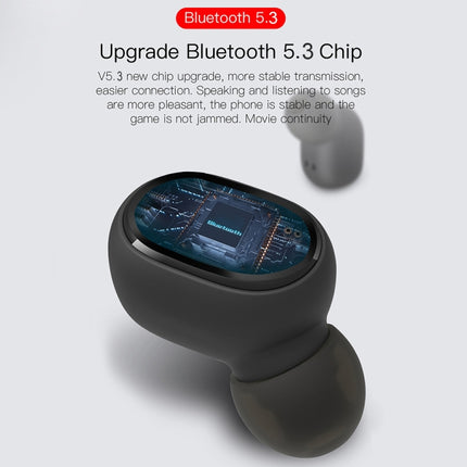 E6S LED Display Wireless Earphone TWS Bluetooth V5.3 Headsets Waterproof Bluetooth Earbuds-garmade.com