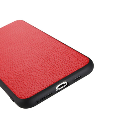 For iPhone XS Max Litchi PU Leather Anti-falling TPU Protective Case(Red)-garmade.com