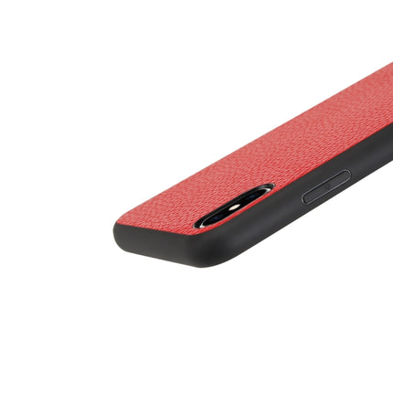 For iPhone XS Litchi PU Leather Anti-falling TPU Protective Case(Red)-garmade.com