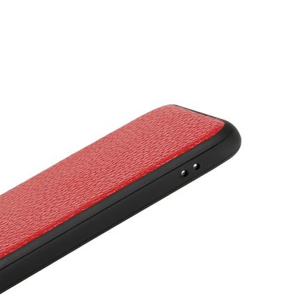 For iPhone X Litchi PU Leather Anti-falling TPU Protective Case(Red)-garmade.com