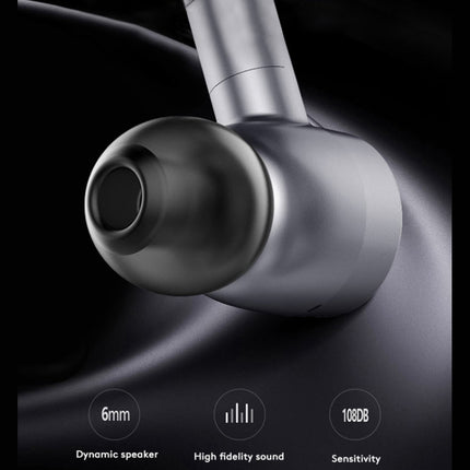 YL-6S Wireless Bluetooth Earphone Sealed In-ear Earbuds 180 Degree Freely Rotating Earpiece(Gray)-garmade.com