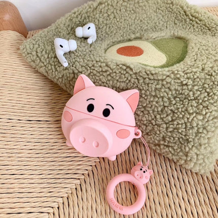 For Apple AirPods Pro Stereo Pig Bluetooth Headphone Protective Case-garmade.com