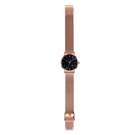 SKMEI 1530 Fashion Europe And America Simple Business Women Wristwatch Elegant Thin Female Student Quartz Watch(Black)-garmade.com