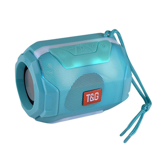 T&G TG162 LED Stereo Portable Bluetooth Speaker Mini Wireless Speaker Subwoofer(Green)-garmade.com