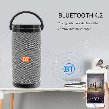 NBY 6650 Portable Multi-function Bluetooth Speaker 3D Surround Stereo Sound, Support Wireless Charging(Blue)-garmade.com