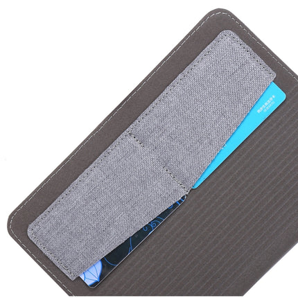 For iPad Mini 4 / 3 / 2 / 1 Cloth Teature Horizontal Flip PU Leather Case with with Holder & Card Slots(Black)-garmade.com