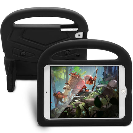 For iPad Mini 5 / 4 / 3 / 2 / 1 Sparrow Style EVA Children's Flat Anti Falling Protective Shell(Black)-garmade.com