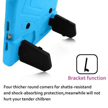 For iPad Mini 5 / 4 / 3 / 2 / 1 Sparrow Style EVA Children's Flat Anti Falling Protective Shell(Blue)-garmade.com