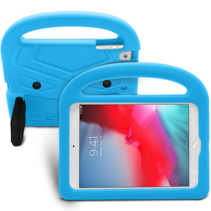 For iPad Mini 5 / 4 / 3 / 2 / 1 Sparrow Style EVA Children's Flat Anti Falling Protective Shell(Blue)-garmade.com