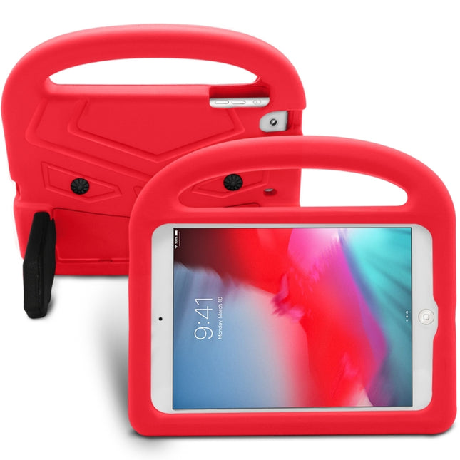 For iPad Mini 5 / 4 / 3 / 2 / 1 Sparrow Style EVA Children's Flat Anti Falling Protective Shell(Red)-garmade.com