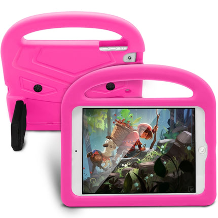 For iPad Mini 5 / 4 / 3 / 2 / 1 Sparrow Style EVA Children's Flat Anti Falling Protective Shell(Rose pink)-garmade.com
