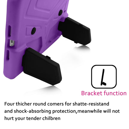 For iPad Mini 5 / 4 / 3 / 2 / 1 Sparrow Style EVA Children's Flat Anti Falling Protective Shell(Purple)-garmade.com