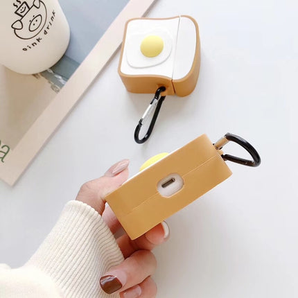 For Apple AirPods Pro Egg Toast Bluetooth Headphone Protective Case-garmade.com