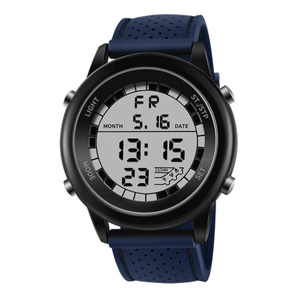 SANDA 411 Multifunctional Wports Watch Male Youth Fashion Model Male Waterproof Student Electronic Watch(Blue)-garmade.com