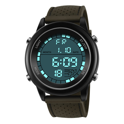 SANDA 411 Multifunctional Wports Watch Male Youth Fashion Model Male Waterproof Student Electronic Watch(Coffee)-garmade.com